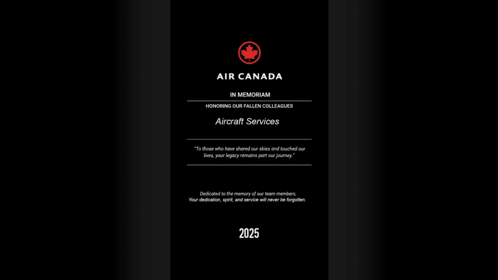 Honoring Our Fallen Colleagues - In Memoriam Aircraft Services 2025