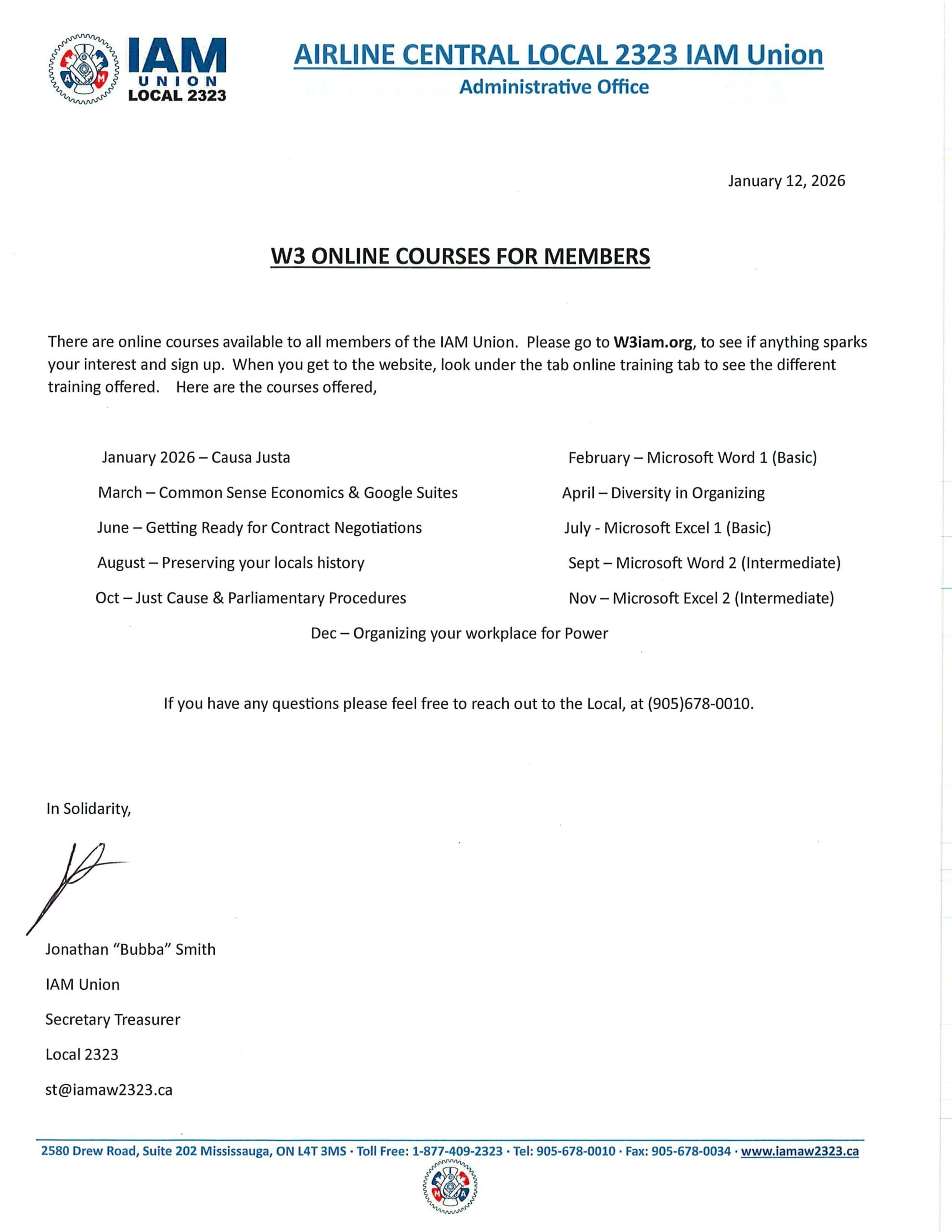 W3 Online Courses for Members