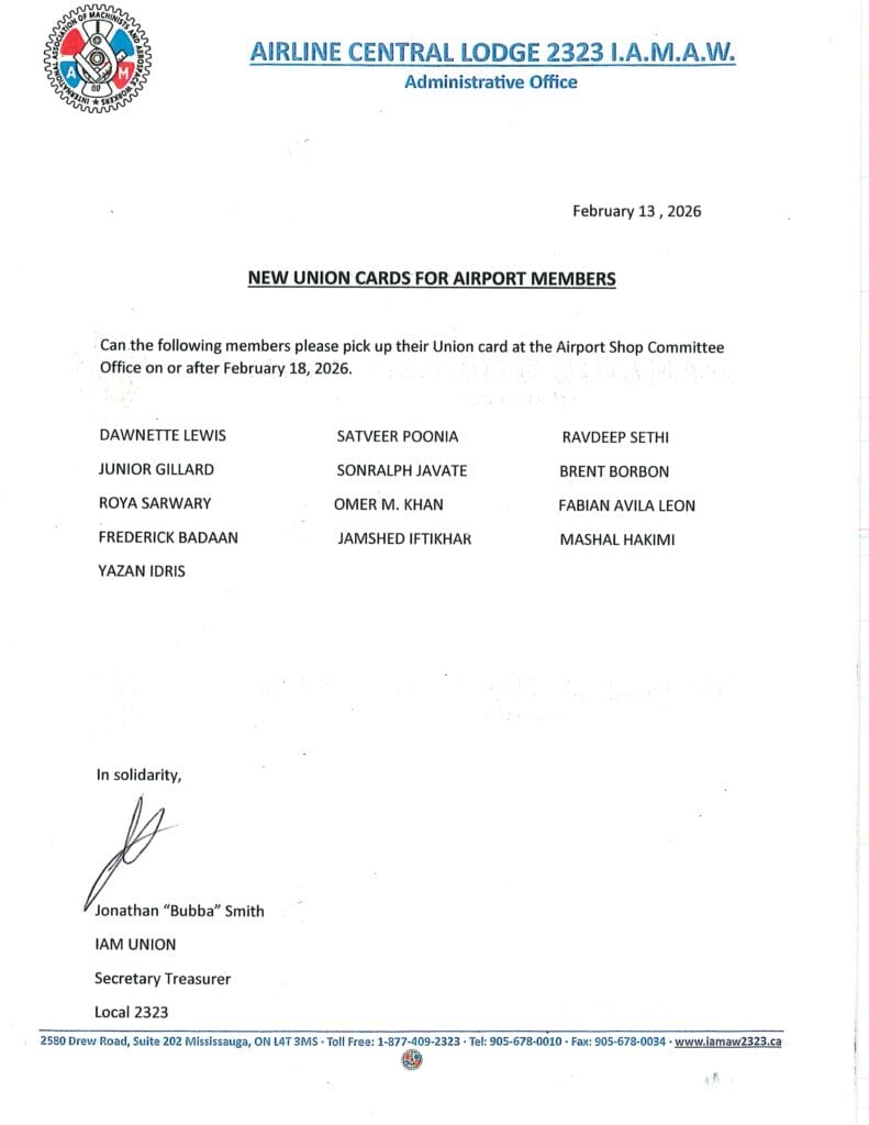 NEW UNION CARDS FOR AIRPORT MEMBERS - 20260213103422945