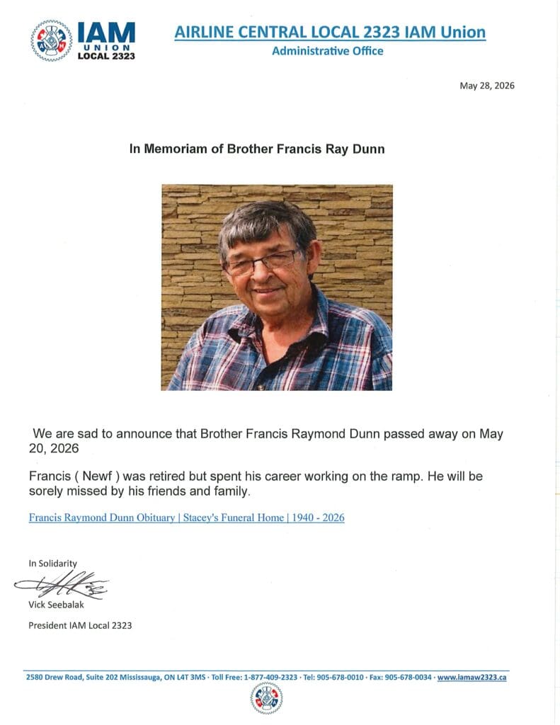Death Notice – Brother Francis Raymond Dunn - 20260528205206515