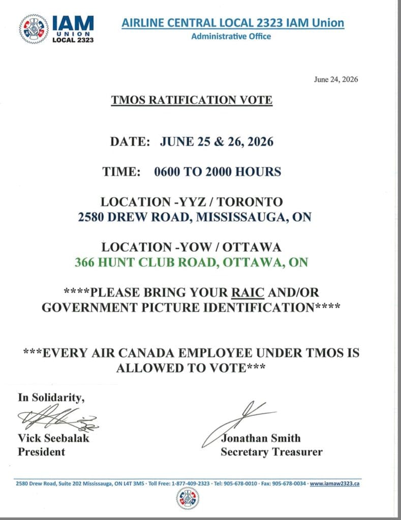 TMOS Ratification Vote