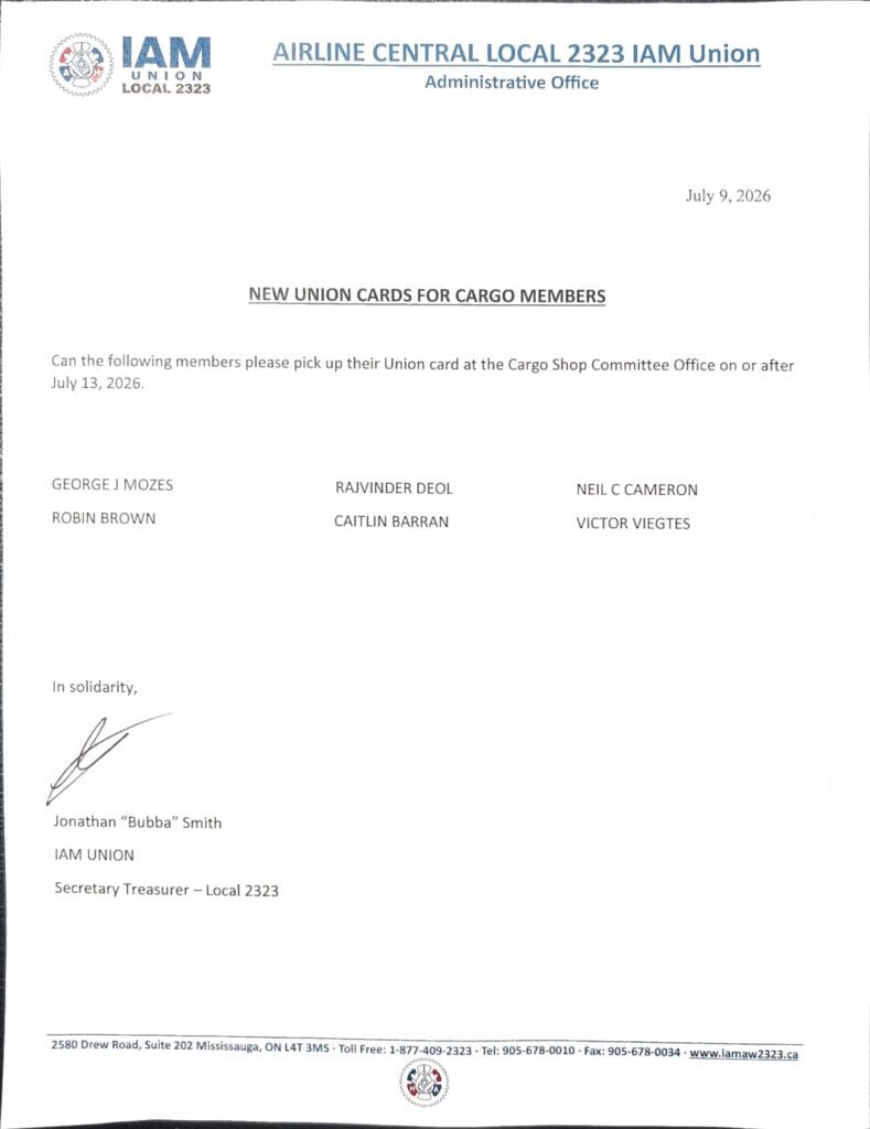 New Union Cards for Cargo Members - Scanned_20260709-0823
